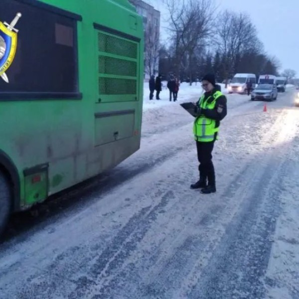 В Беларуси женщина погибла под колесами автобуса из-за зажатой дверями шубы