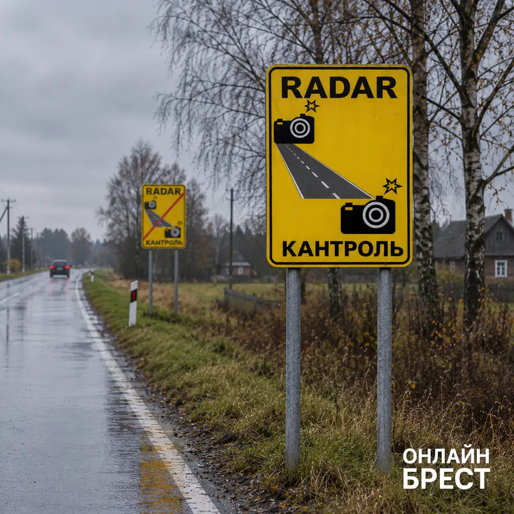 Ещё на одной трассе Брестской области заработал контроль средней скорости — где именно?