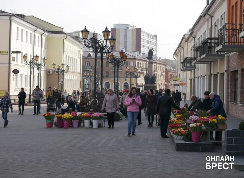 Готовимся к 8 Марта: в Бресте откроют 55 площадок для продажи цветов