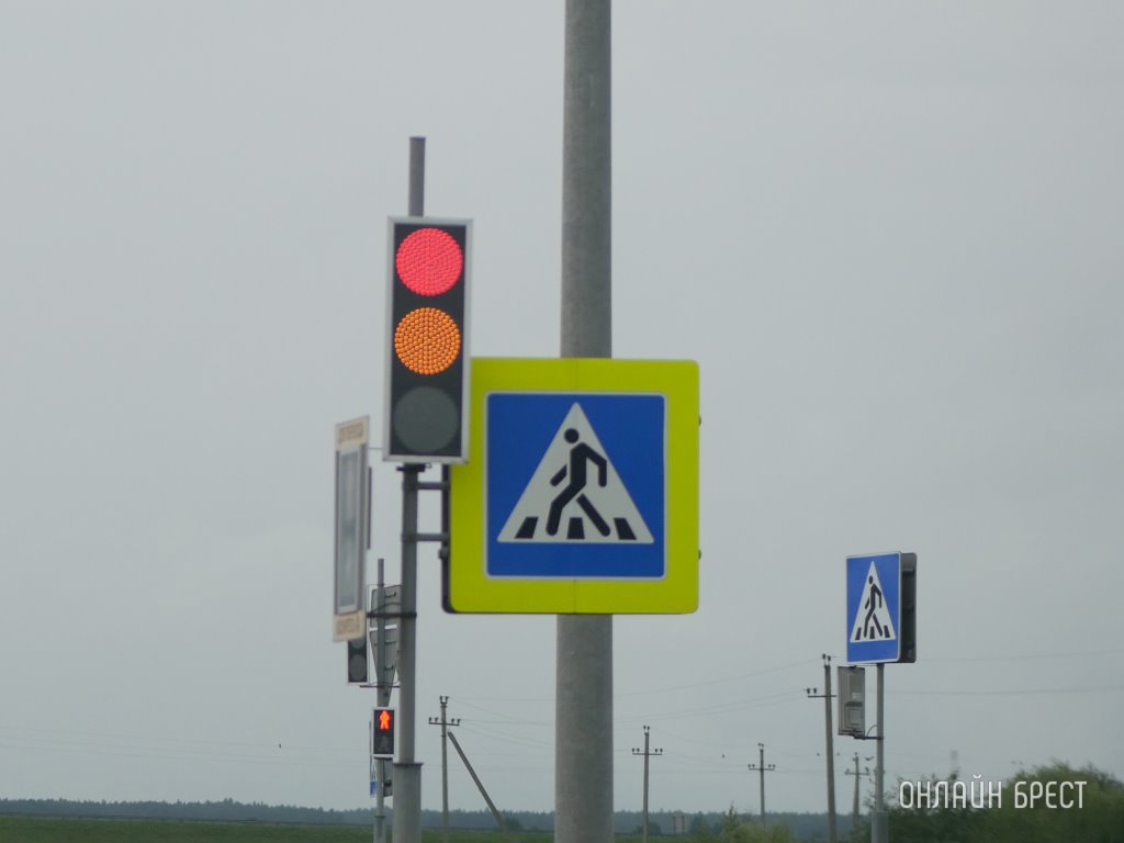 Внимание водителям: временное отключение светофора на М1 возле Бреста