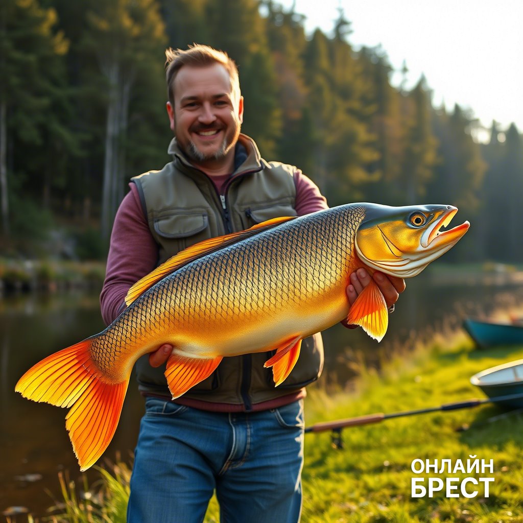 Житель Брестской области поймал «золотую рыбку»