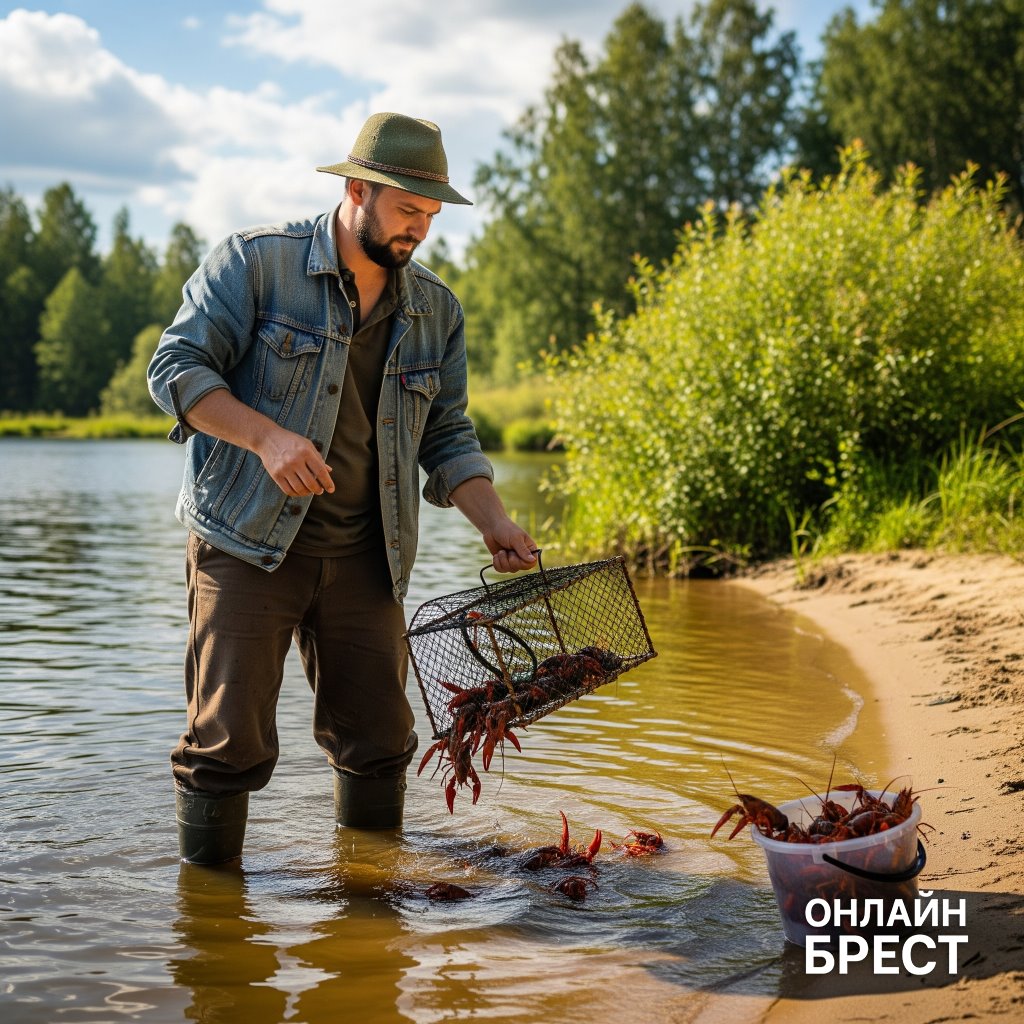 Брестчанин поймал 50 раков и… уголовное дело