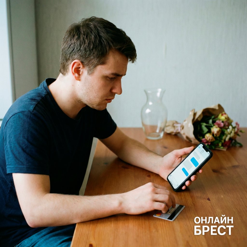 23-летний парень из Брестской области оплатил букет, но остался без цветов и денег