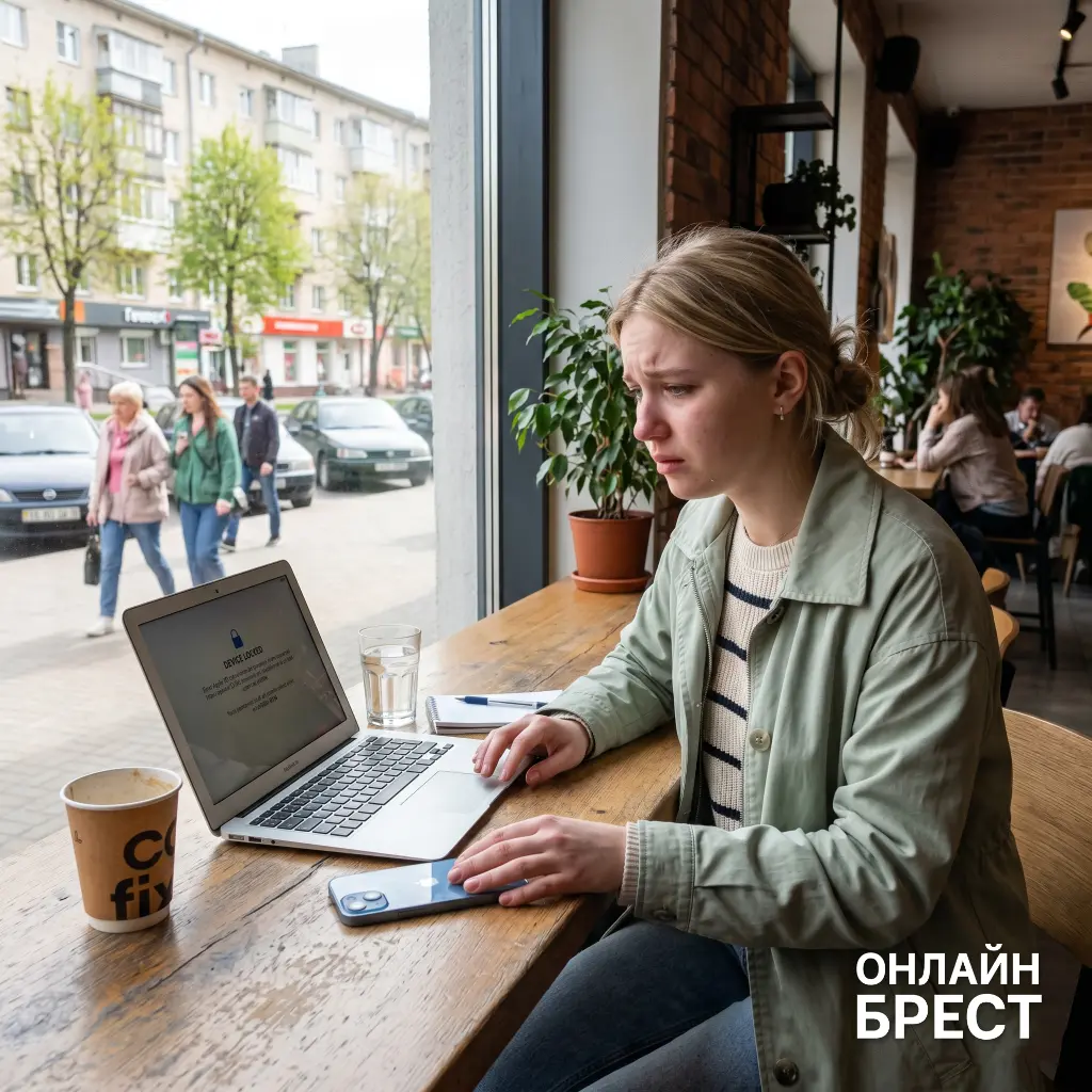 Жительнице Барановичей заблокировали iPhone и MacBook