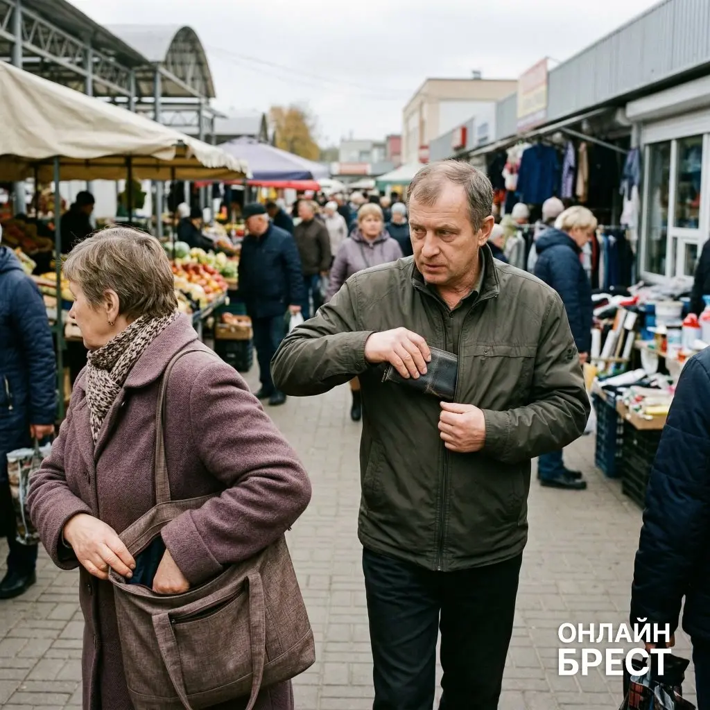 В Бресте на рынке из кабинета украли кошелёк с крупной суммой