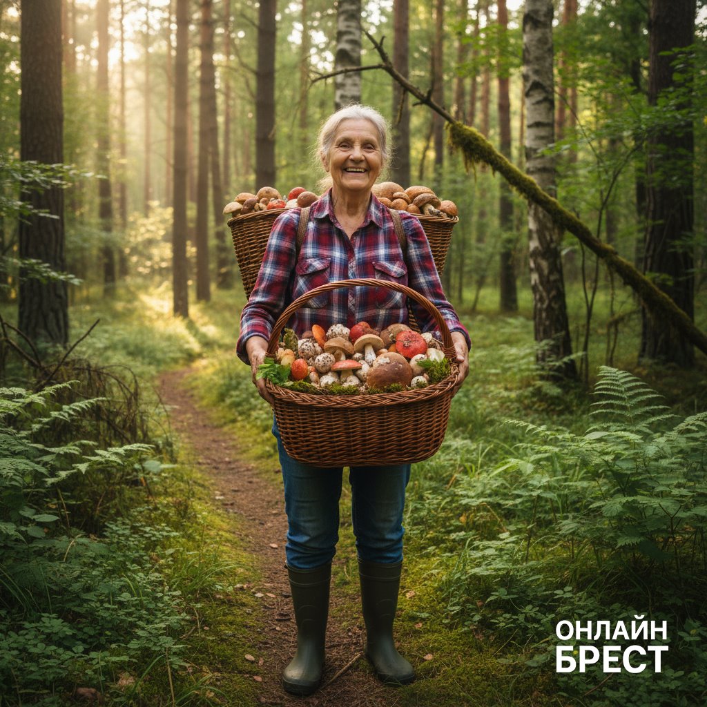 Грибной хайп: белоруска за 10 минут собрала то, на что у других уходят часы