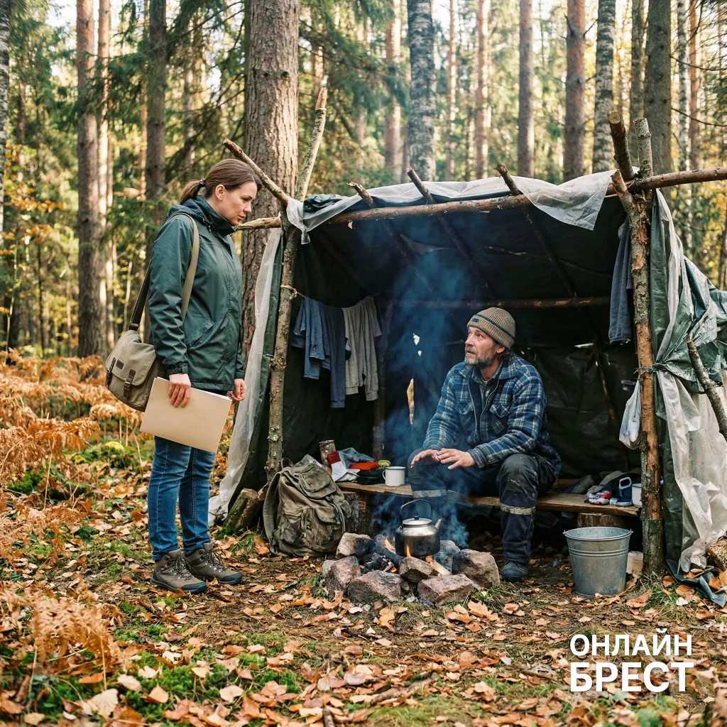 Белорус ушел жить в лес из-за долгов: чем закончилась история
