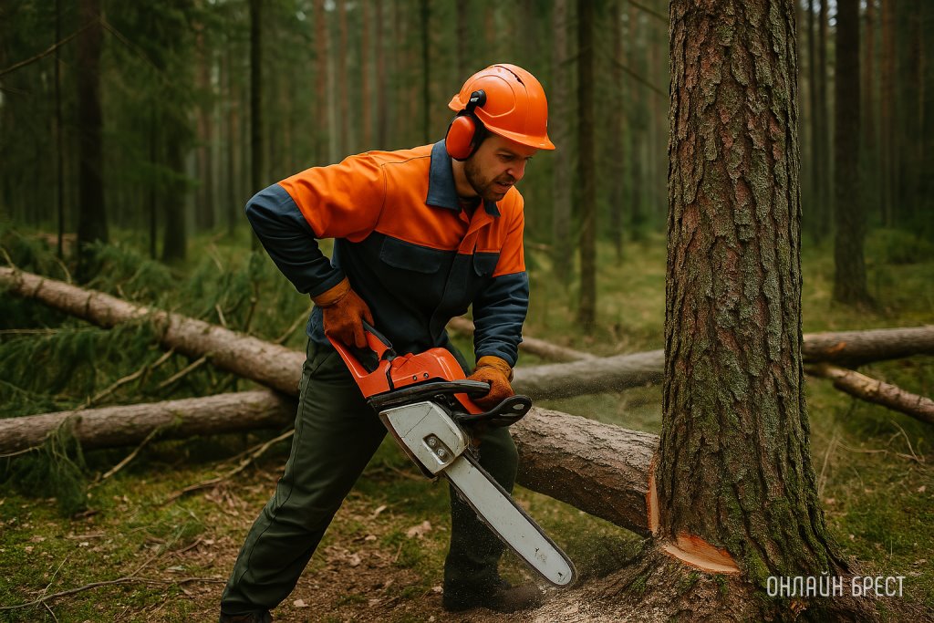 В Брестской области вальщик предстанет перед судом за смерть коллеги по неосторожности