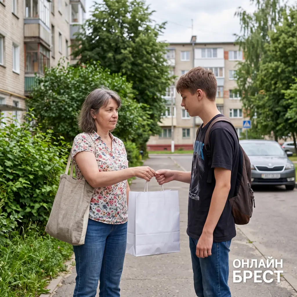 Мама передала пакет покупателю, не зная, что помогает сыну в незаконном бизнесе
