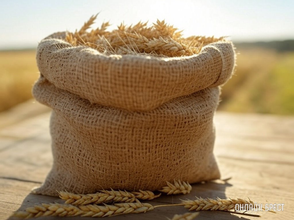 В Пинском районе сотрудник госпредприятия пытался украсть почти 200 кг зерна — пресекли инспекторы ГАИ