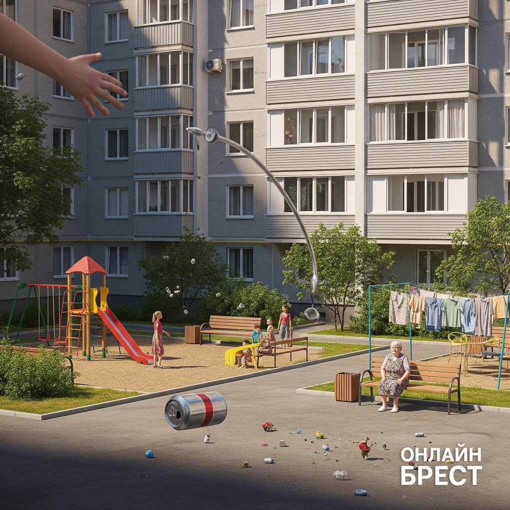 Белорус выбросил из окна банку и попал на 2,3 тысячи рублей