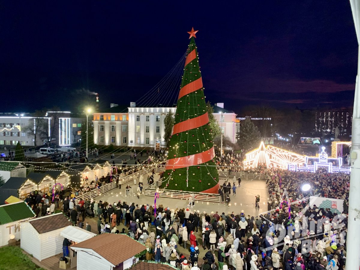 Главную елку Бреста начинают монтировать. Какой она будет?