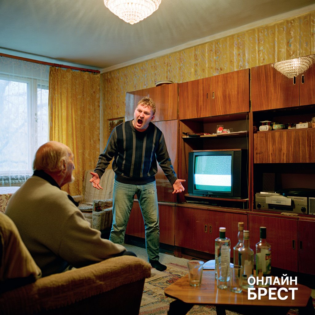 В Бресте пьяный сын избил 83-летнего отца из-за громкого телевизора