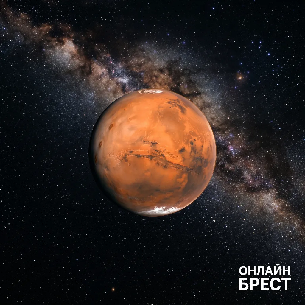 На новом снимке Марса появилось тёмное пятно, которого не было в 1976 году