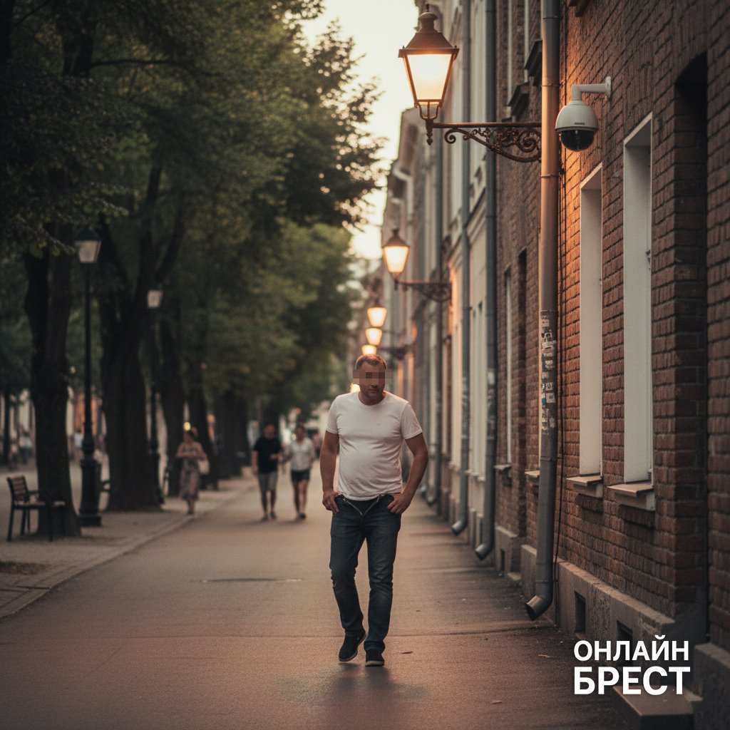 В Бресте мужчина решил показать «булки» прямо на улице