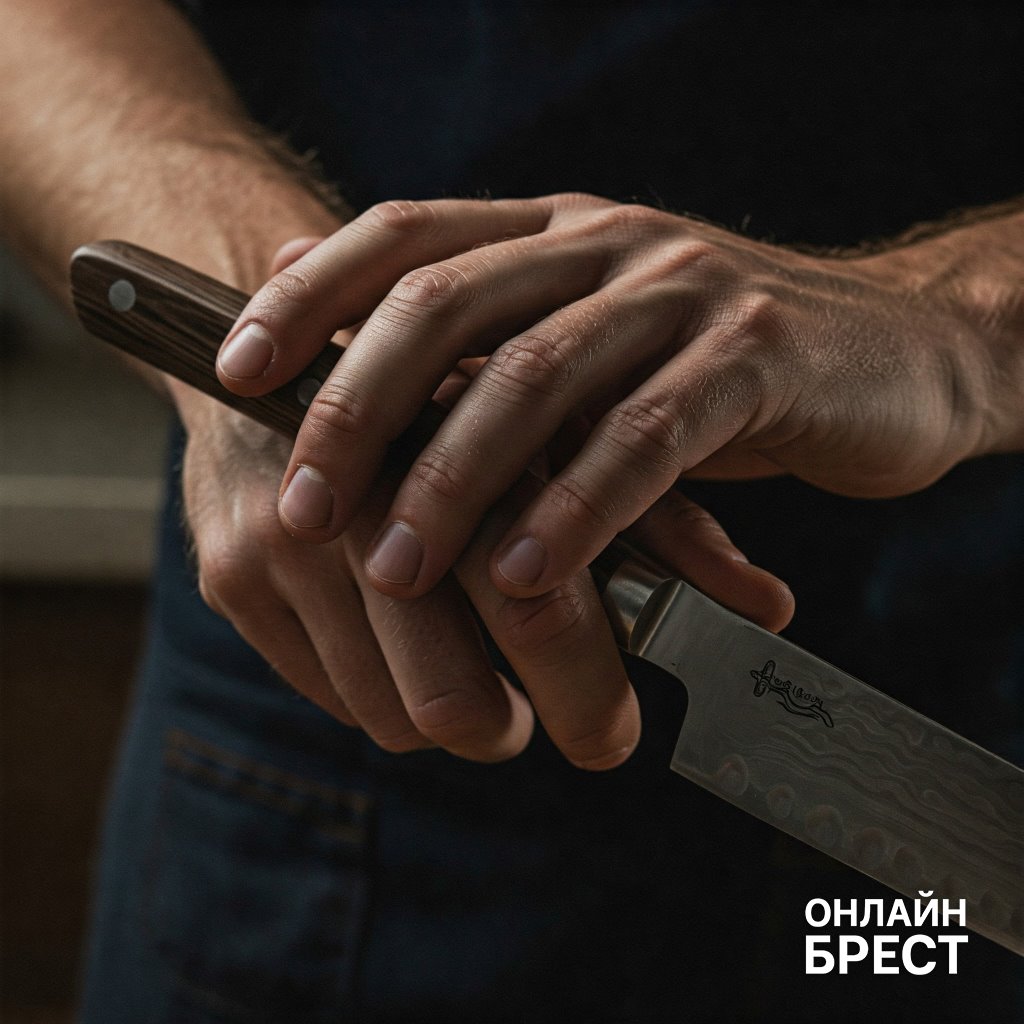 Белорус во время ссоры с женой приставил нож к шее 5-летнего ребенка