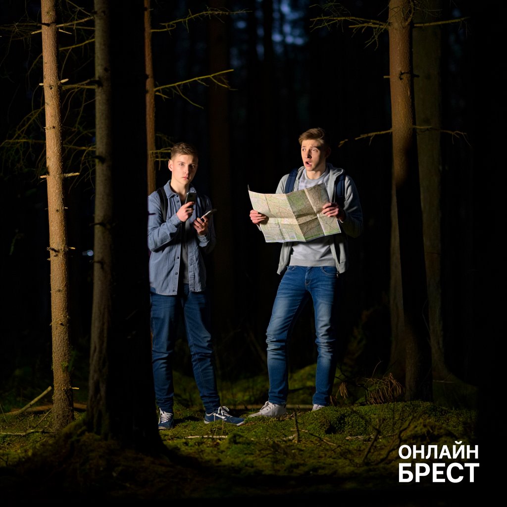 В Беларуси таксист не довез парней до деревни — они заблудились в лесу