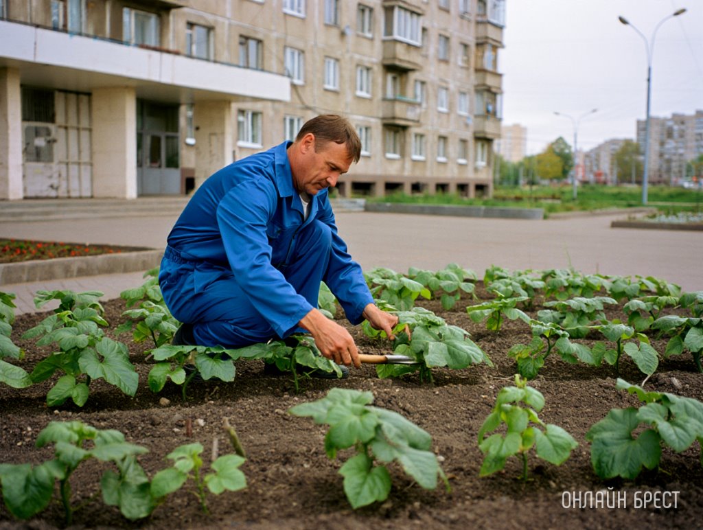 Белорус хочет разбить грядки с огурцами у подъезда. Так можно?