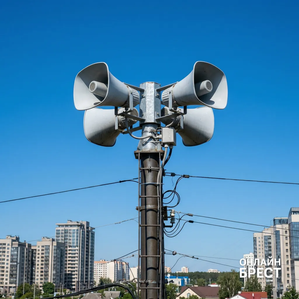 Жителей Брестской области предупреждают о плановой проверке сирен