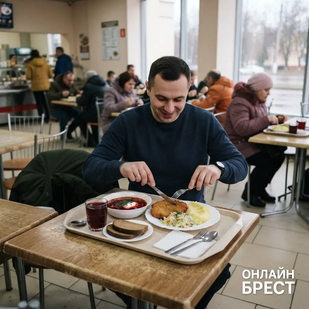 Белорус показал обед за 5,73 рубля
