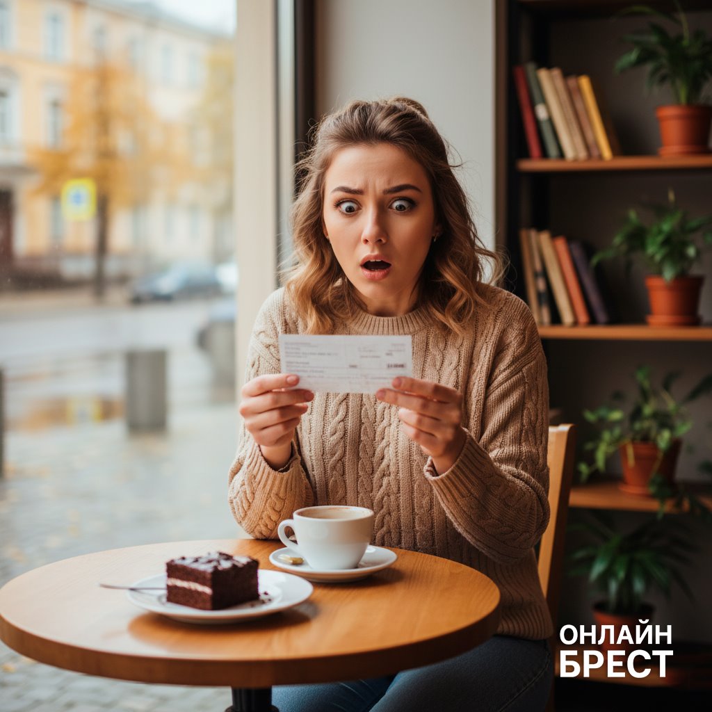 Белоруска возмутилась ценами в кафе