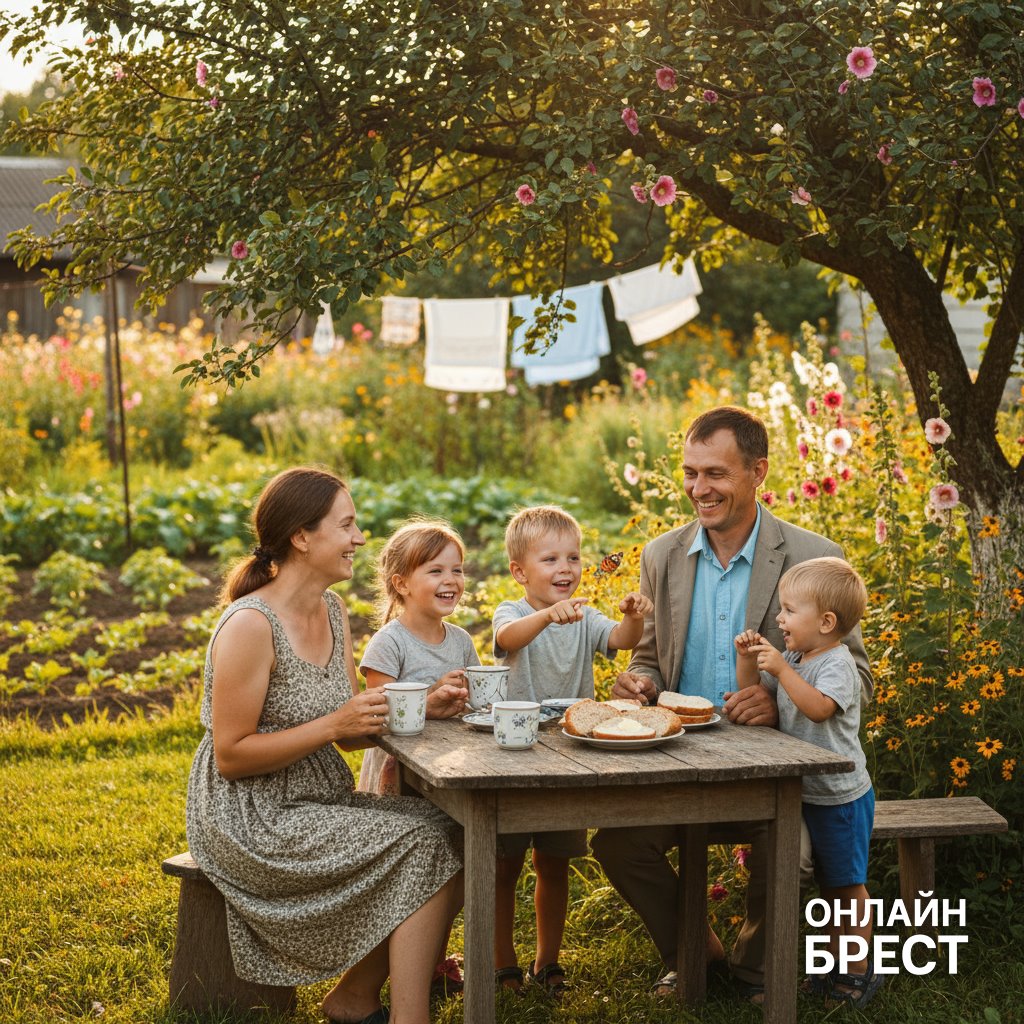 В Беларуси 46 семей воспитывают десять и более детей