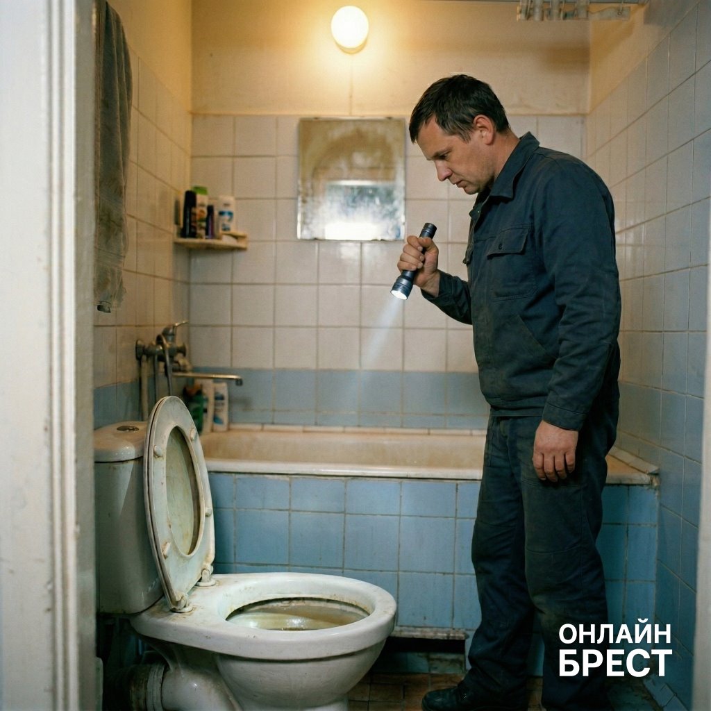 Белорус утопил смартфоны в туалете при задержании