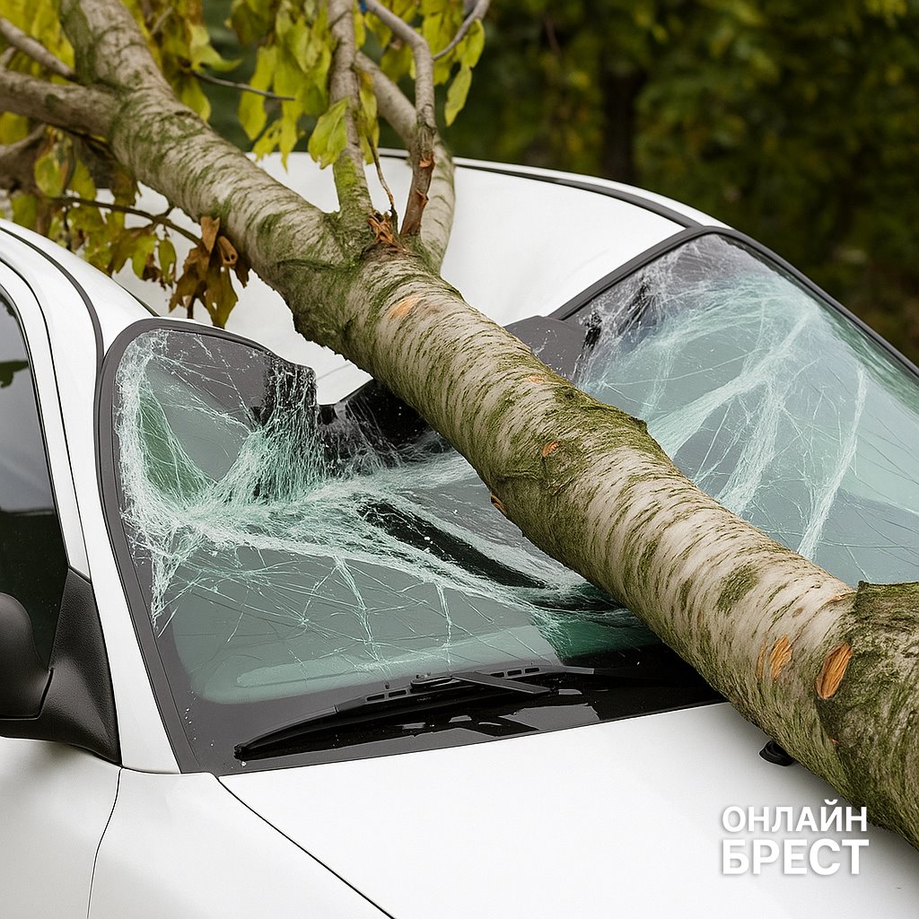 На авто белоруски упало дерево — суд обязал коммунальщиков выплатить более 5 тысяч рублей