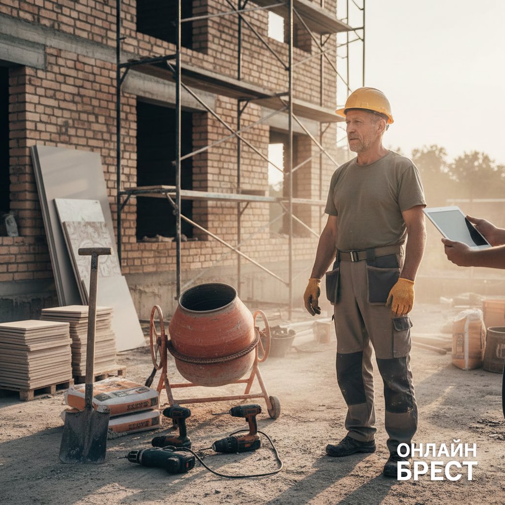 8 000 рублей за месяц. Белорус рассказал о работе на стройке