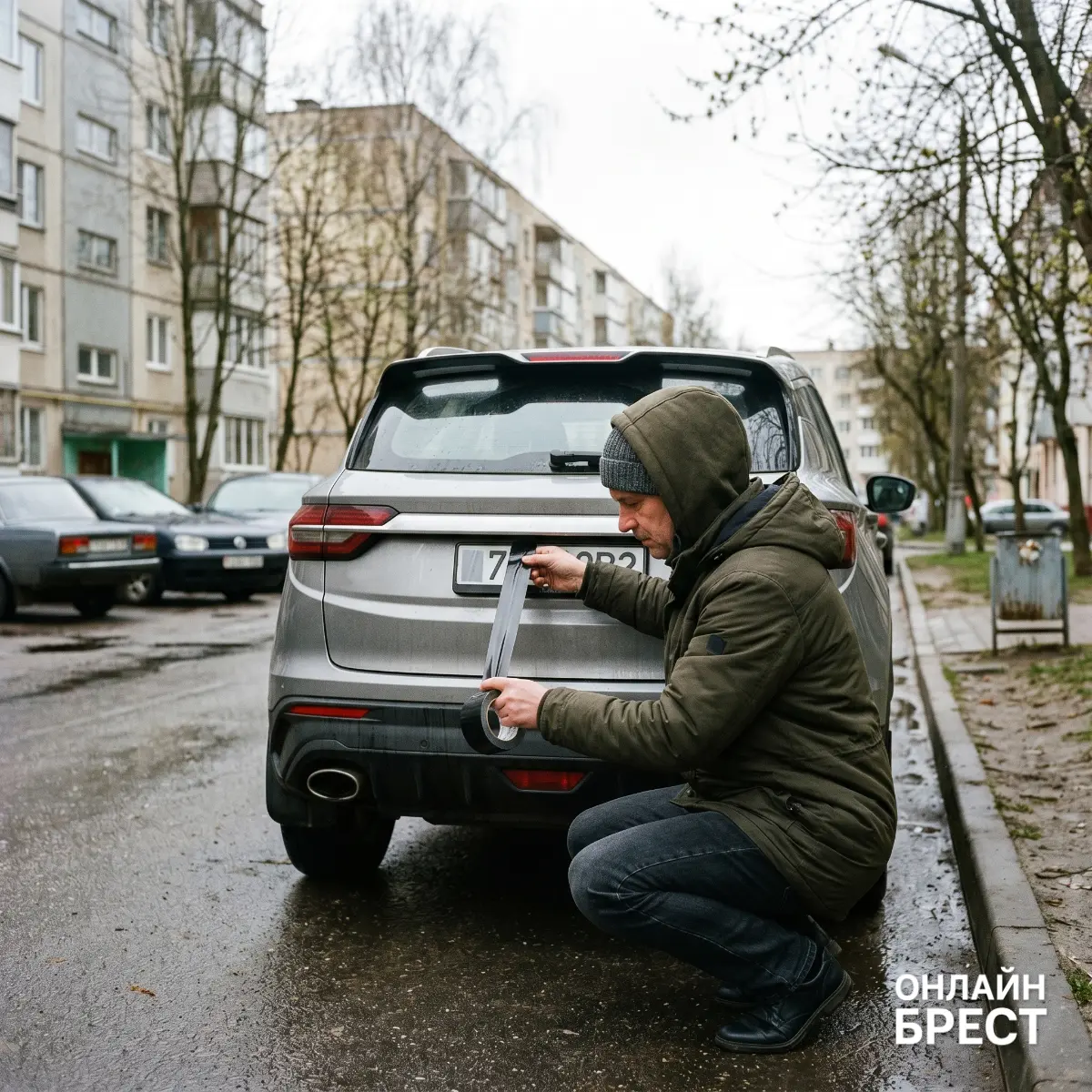 Что грозит водителю в Беларуси за скрытый номер на авто?