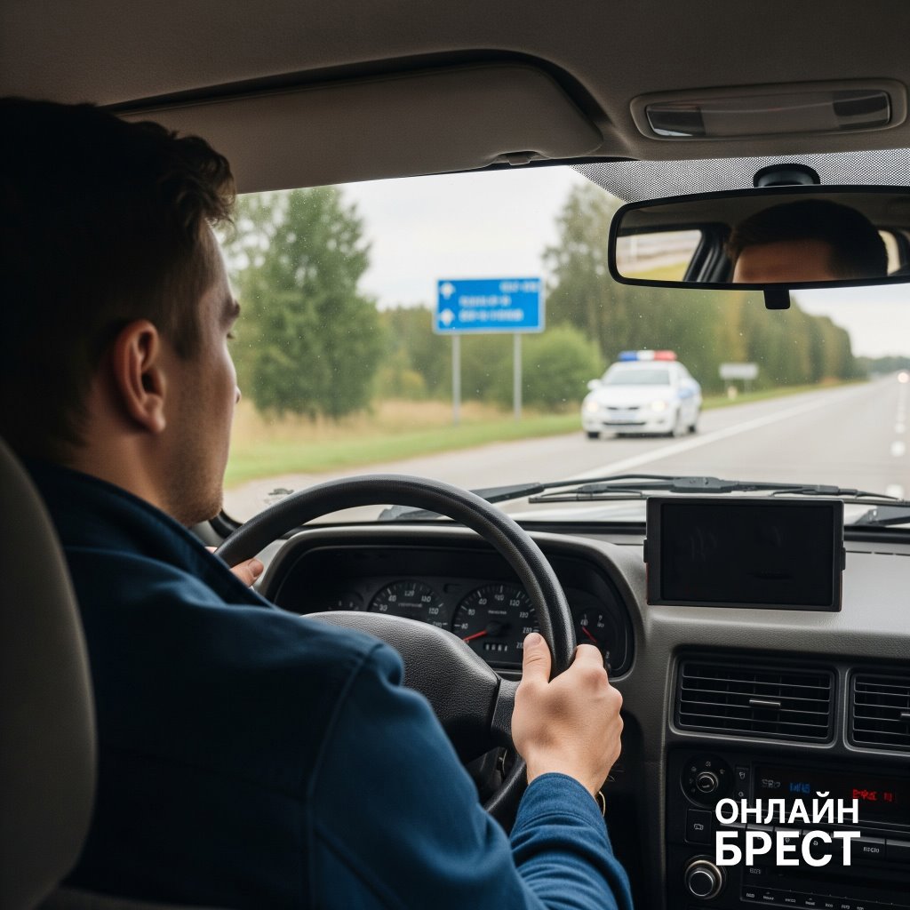 Белоруса оштрафовали за превышение скорости, но за рулем был не он