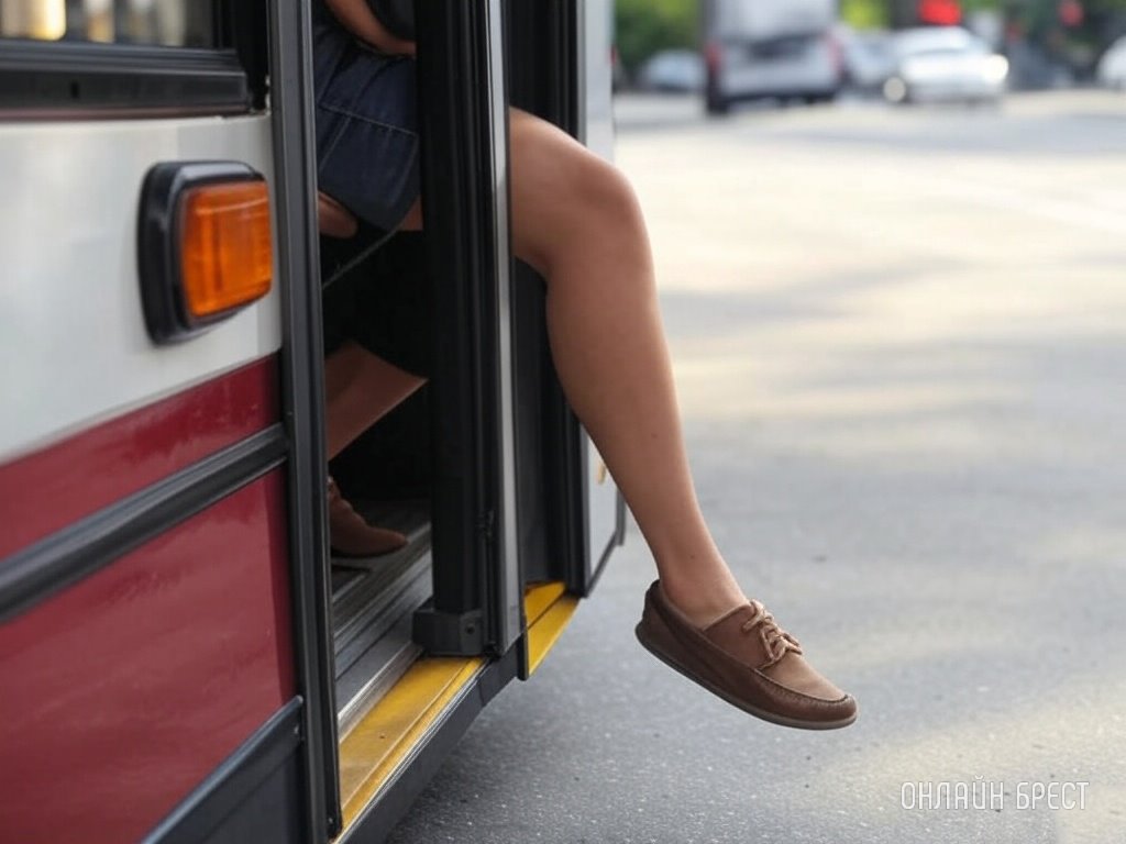 В Беларуси ногу женщины зажало в дверях автобуса, она получила тяжелые травмы