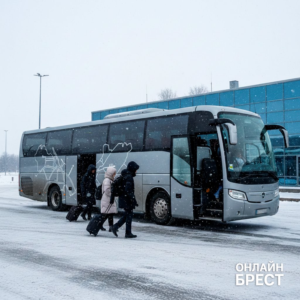Из Беларуси в Польшу запустят новый автобус. Он поедет через три областных города