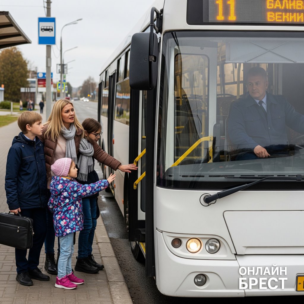 В Беларуси водитель не впустил в автобус опоздавшую женщину с детьми. А должен был?