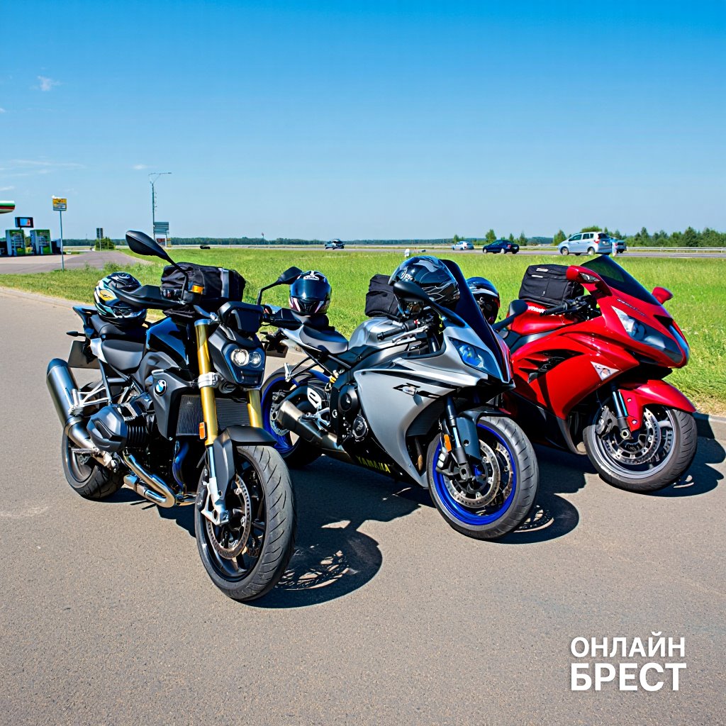 В Бресте семь мотоциклов отправили на экспертизу — вот причина