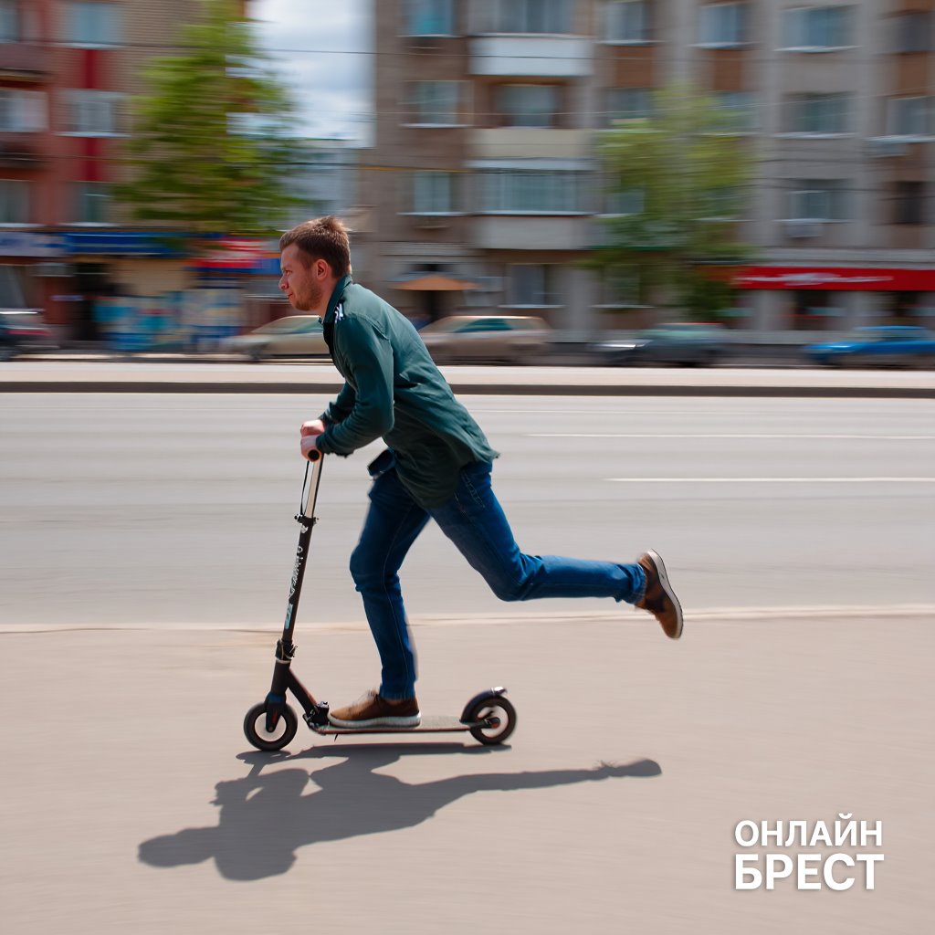 Как и за что в Беларуси могут наказать самокатчика