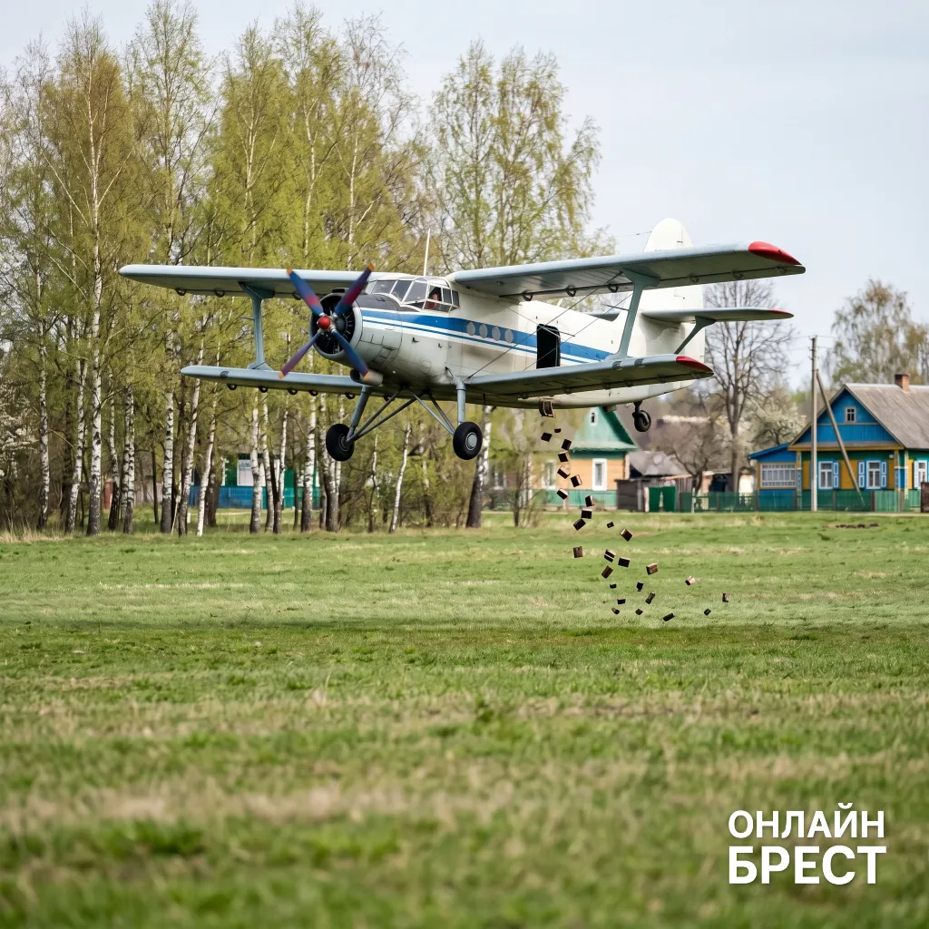 В Брестской области с самолётов будут сбрасывать еду — но подбирать её запрещено