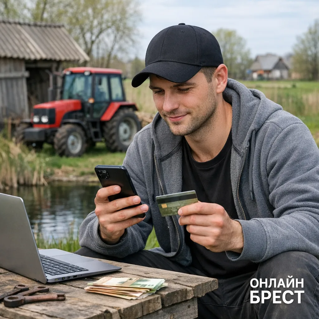 Житель Пинского района продавал трактор в интернете — но трактора у него не было