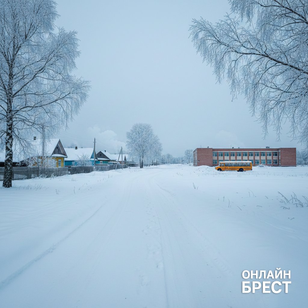 В Беларуси около 62% учащихся отсутствовали в школах из-за сильных морозов 2 февраля