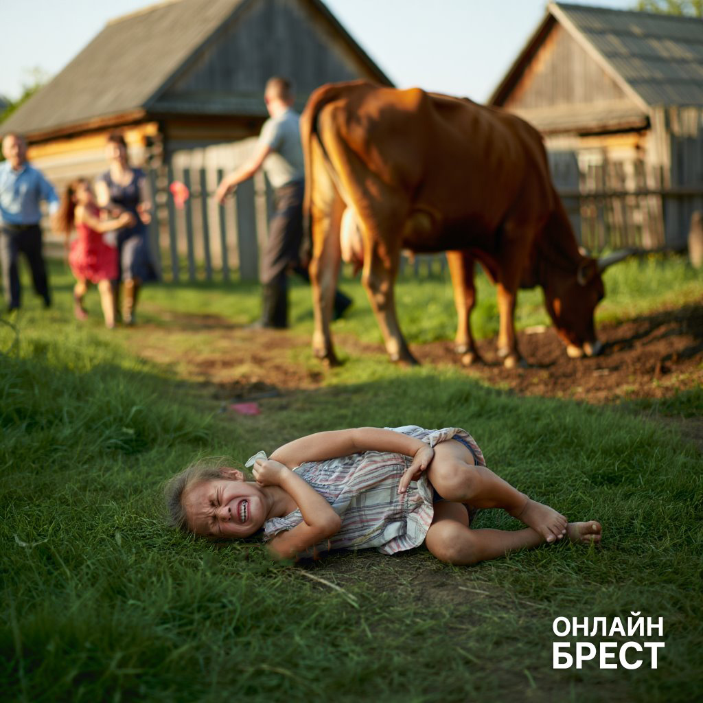 Корова тяжело травмировала девочку в Березовском районе