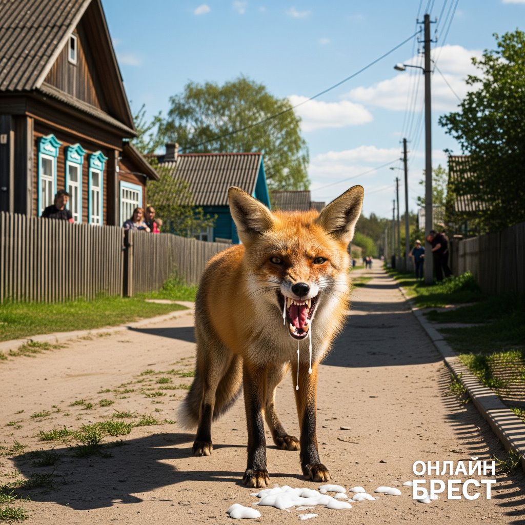Эта деревня в Брестской области на карантине после нападения бешеной лисы