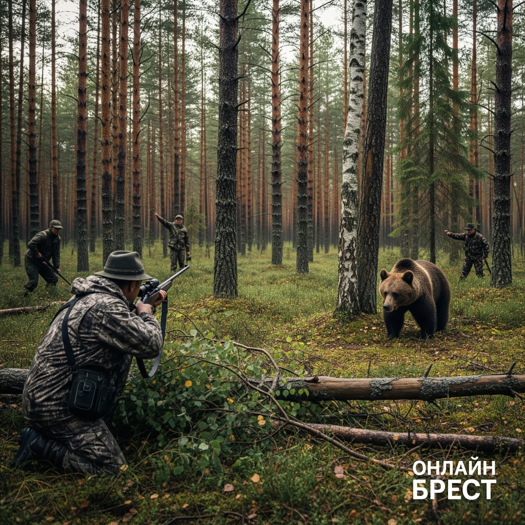 Белорус незаконно застрелил бурого медведя — вот какой штраф ему грозит