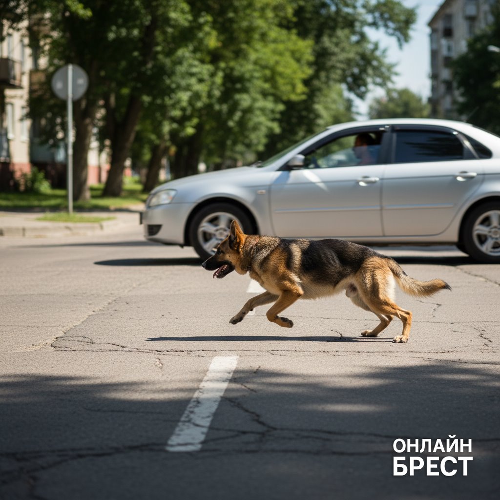 В Беларуси машина получила повреждения из-за собаки — дело закончилось судом