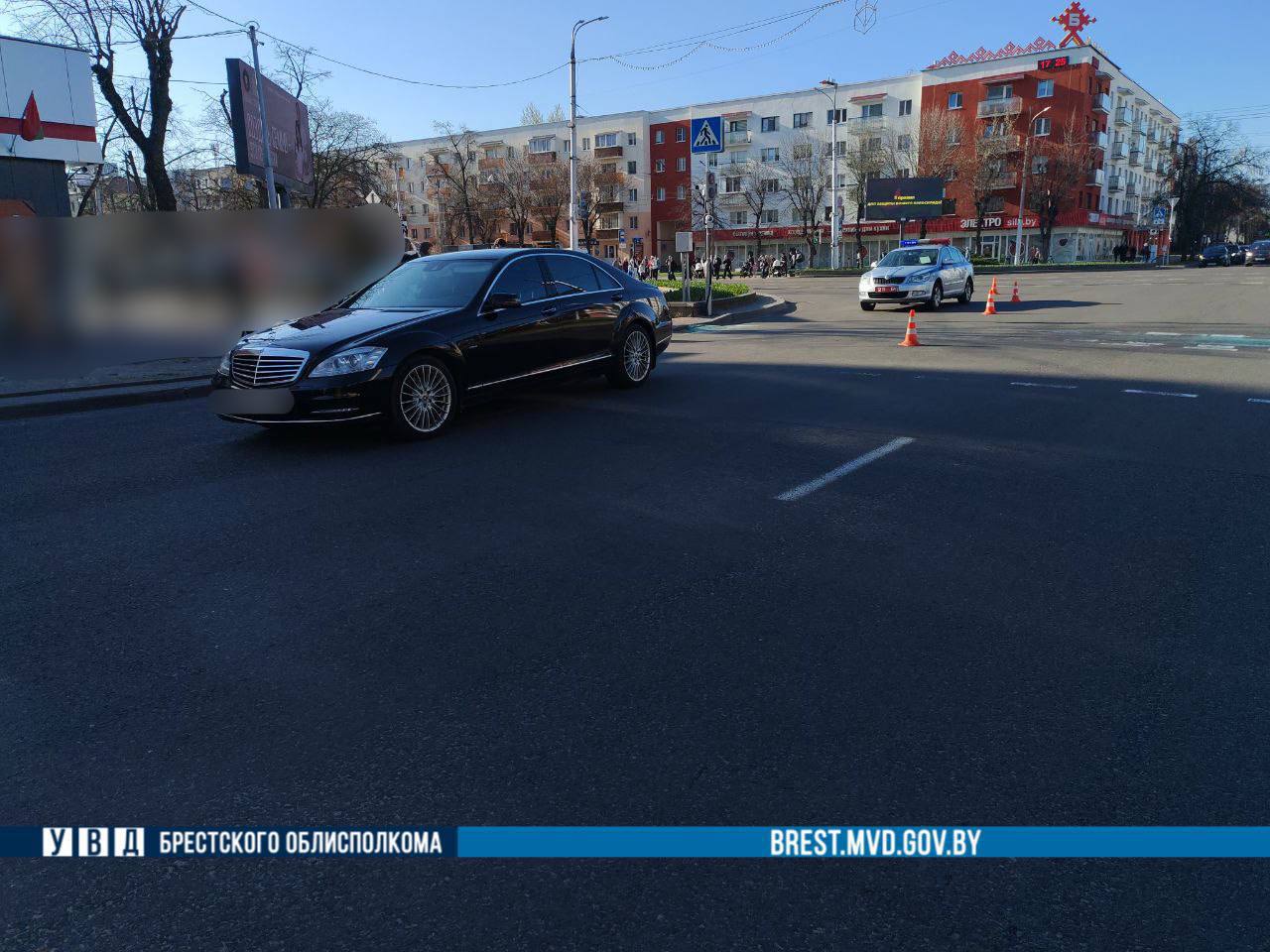 В Бресте Mercedes сбил 10-летнюю девочку