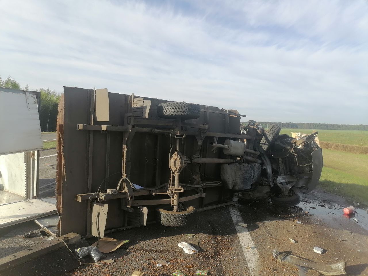 Жесткое ДТП на трассе М-1 в Ивацевичском районе