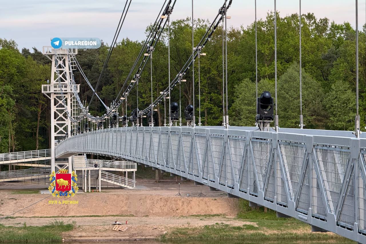 Самый длинный подвесной мост Беларуси открыт после масштабной реконструкции
