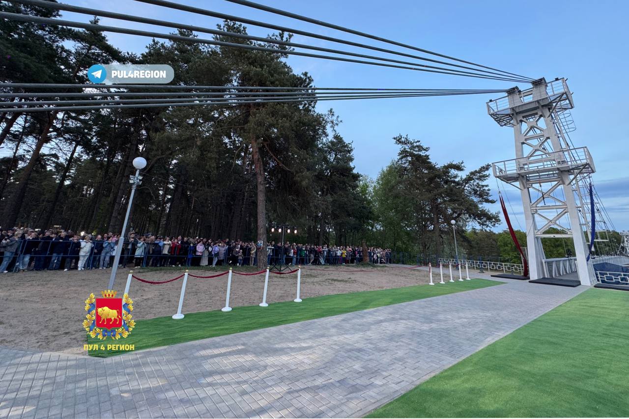 Самый длинный подвесной мост Беларуси открыт после масштабной реконструкции