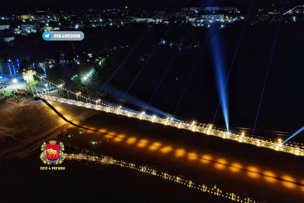 Самый длинный подвесной мост Беларуси открыт после масштабной реконструкции