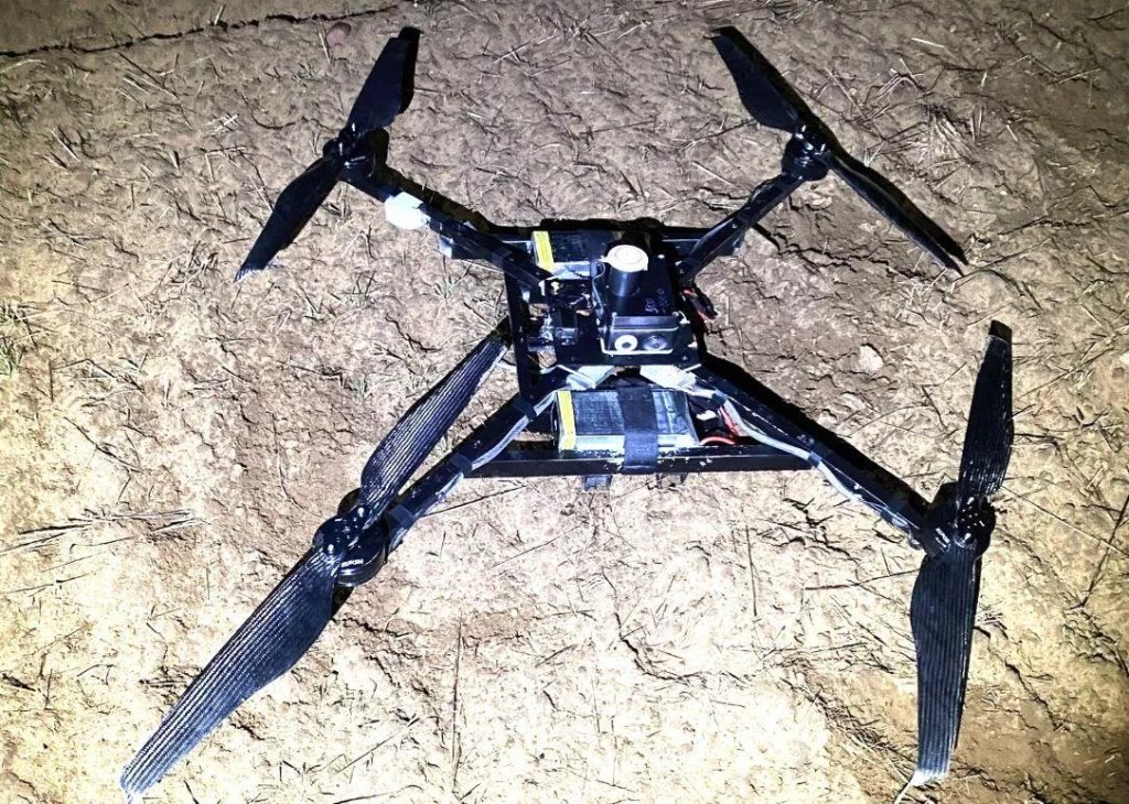 Пограничники сбили квадрокоптер с сигаретами из Беларуси