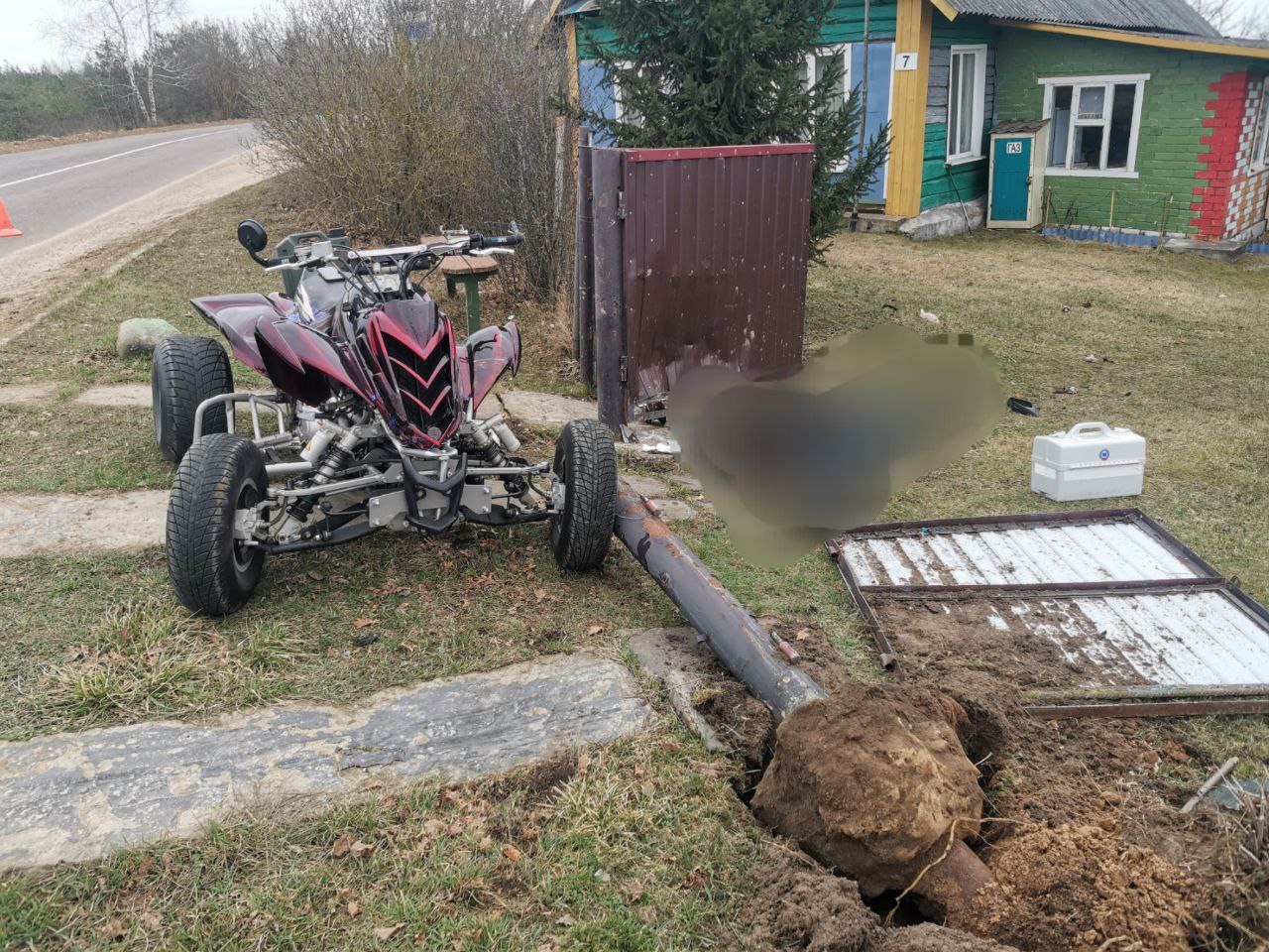 Трагическое ДТП в Смолевичском районе: водитель квадроцикла погиб, не справившись с управлением